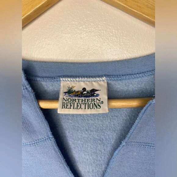 Vintage Northern Reflections Baby Blue Sweatshirt - Picture 4 of 4